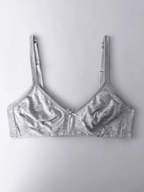 Si'èLei Natural Cotton 1450 reggiseno grigio cotone bio