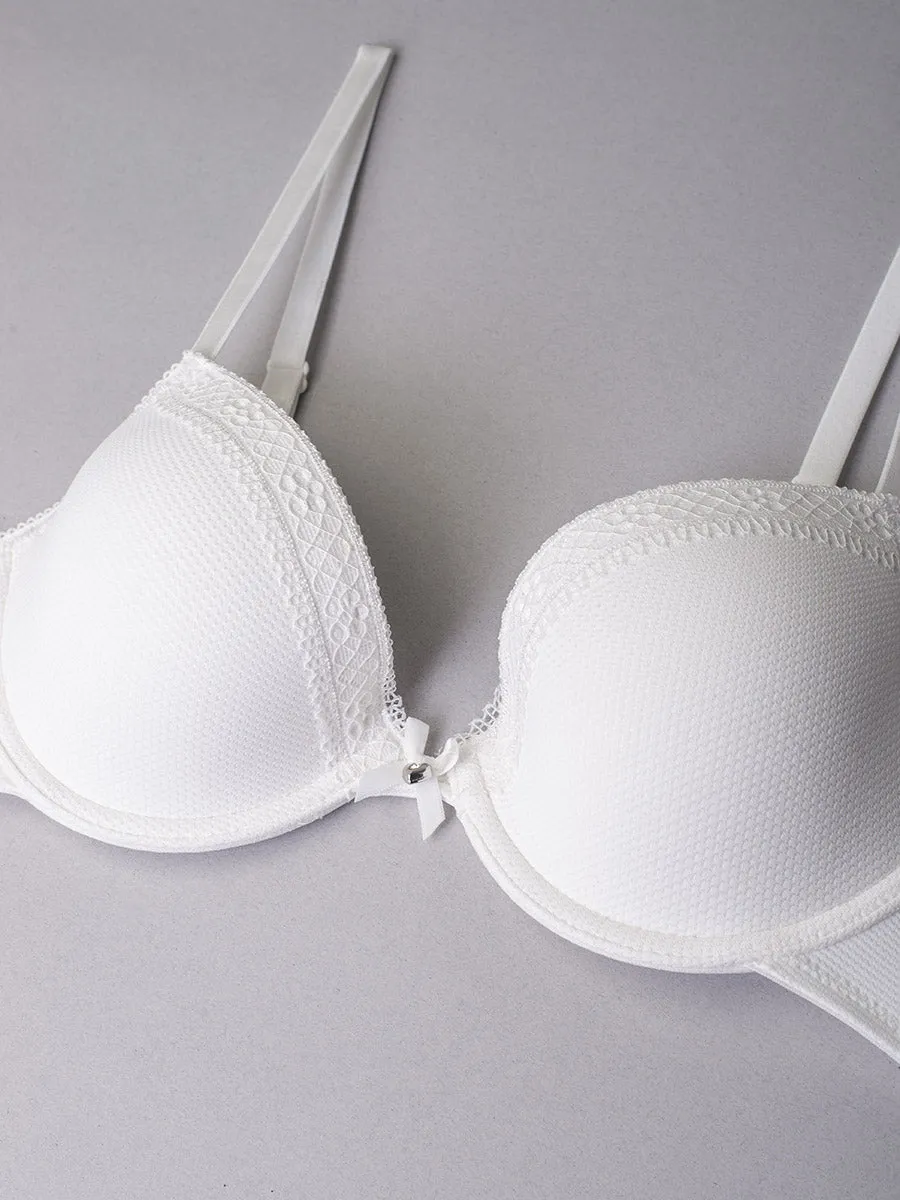 SièLei Darling 1872 reggiseno imbottito bianco latte