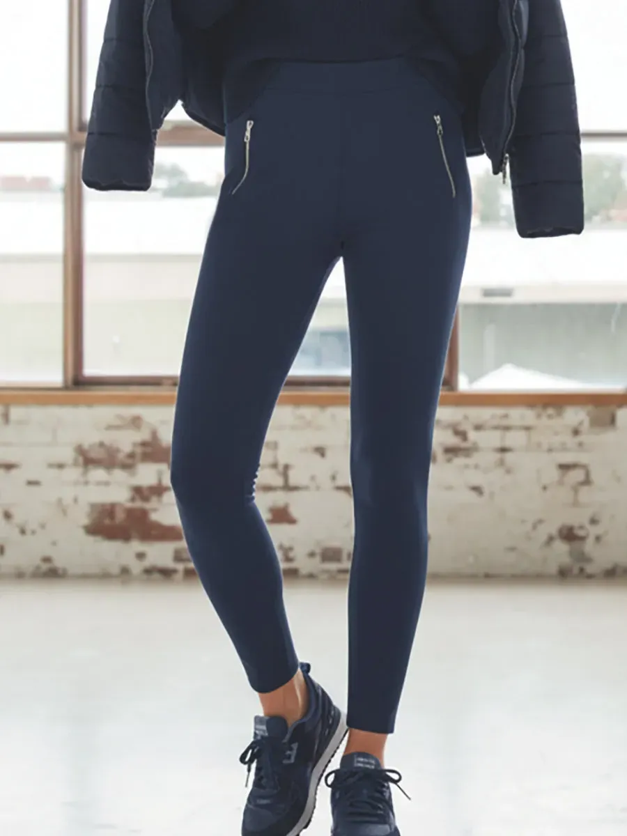 Si'èLei LG06 Leggings Elasticizzato Interno Orsetto Blu Caldo