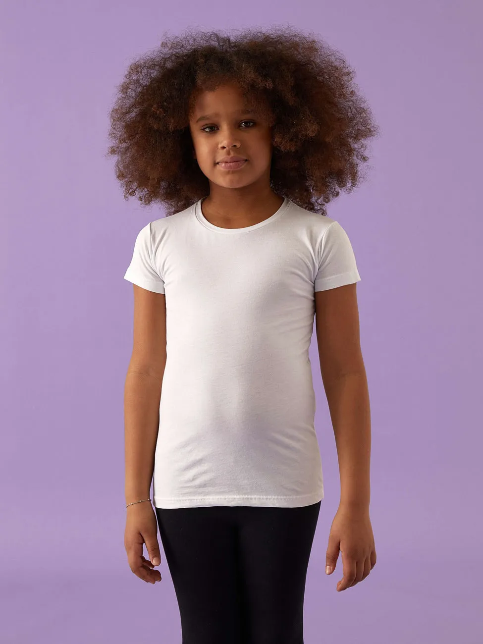 Jadea 284 T-Shirt Bambina Cotone Traspirante Manica Corta