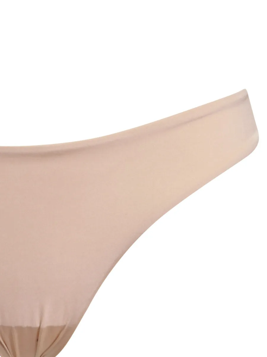 SièLei 2685 slip cipria microfibra e pizzo