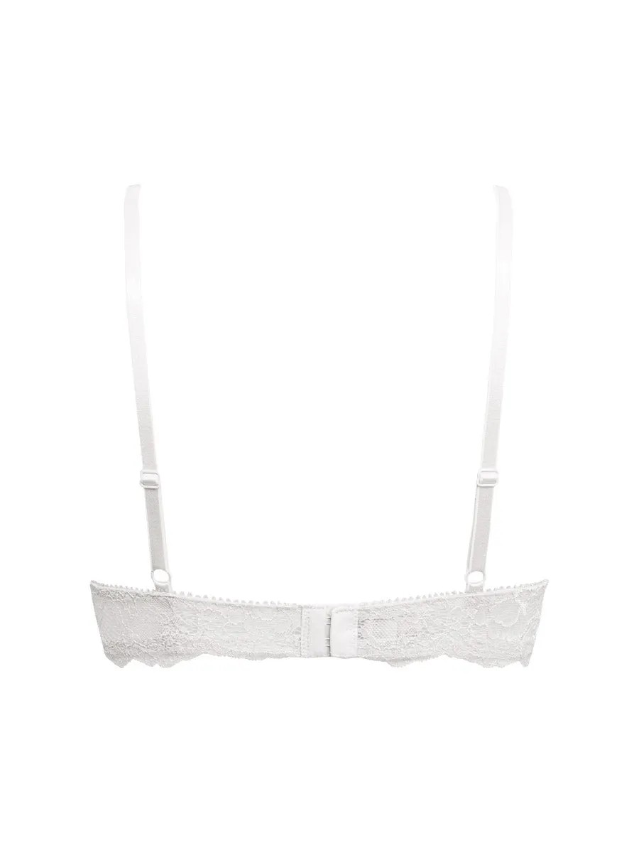 Si'èLei Pure Love 1974 push-up bianco microfibra pizzo