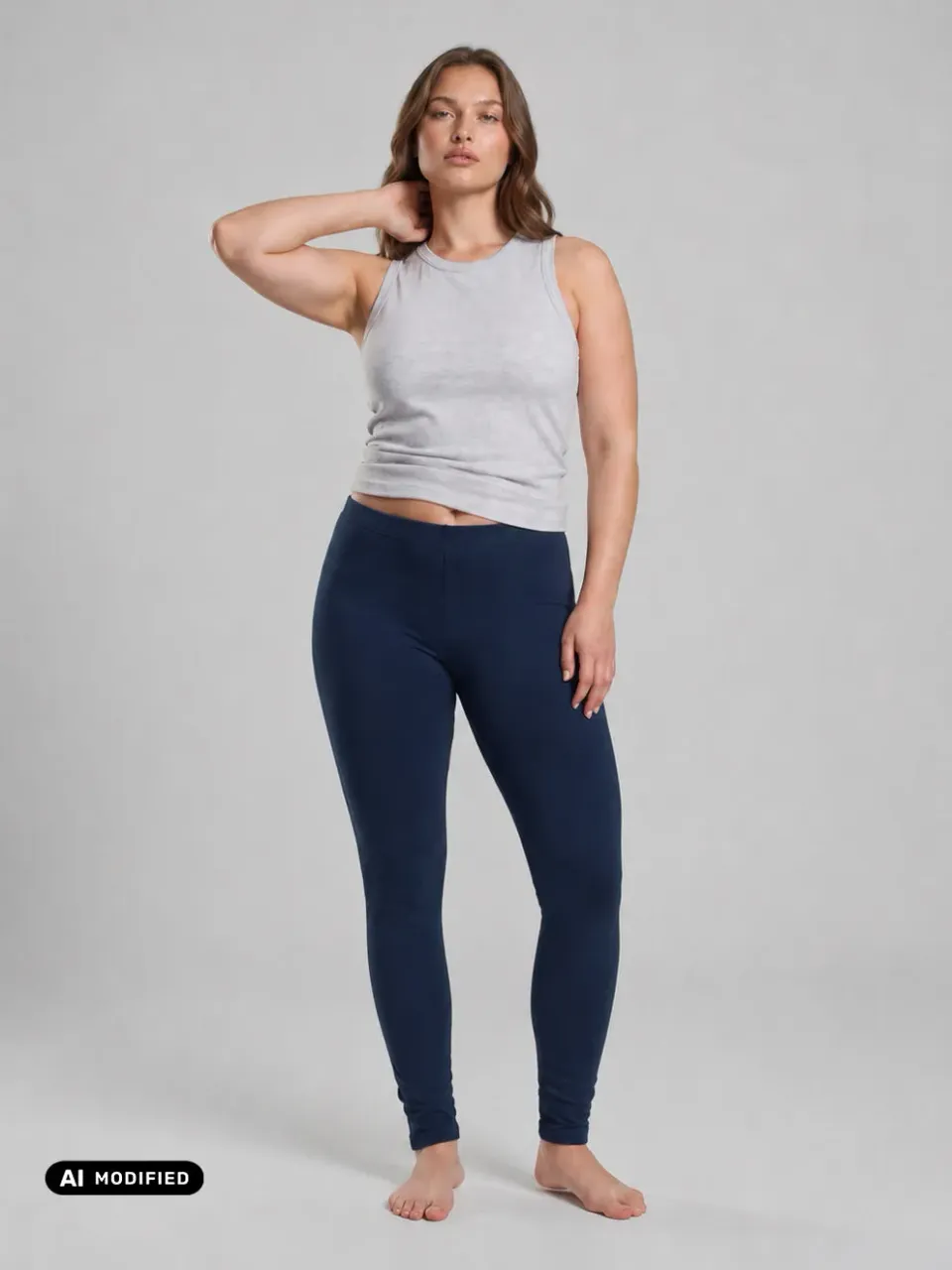 Jadea Basic 4200 Leggings Cotone Caldo Taglie Forti