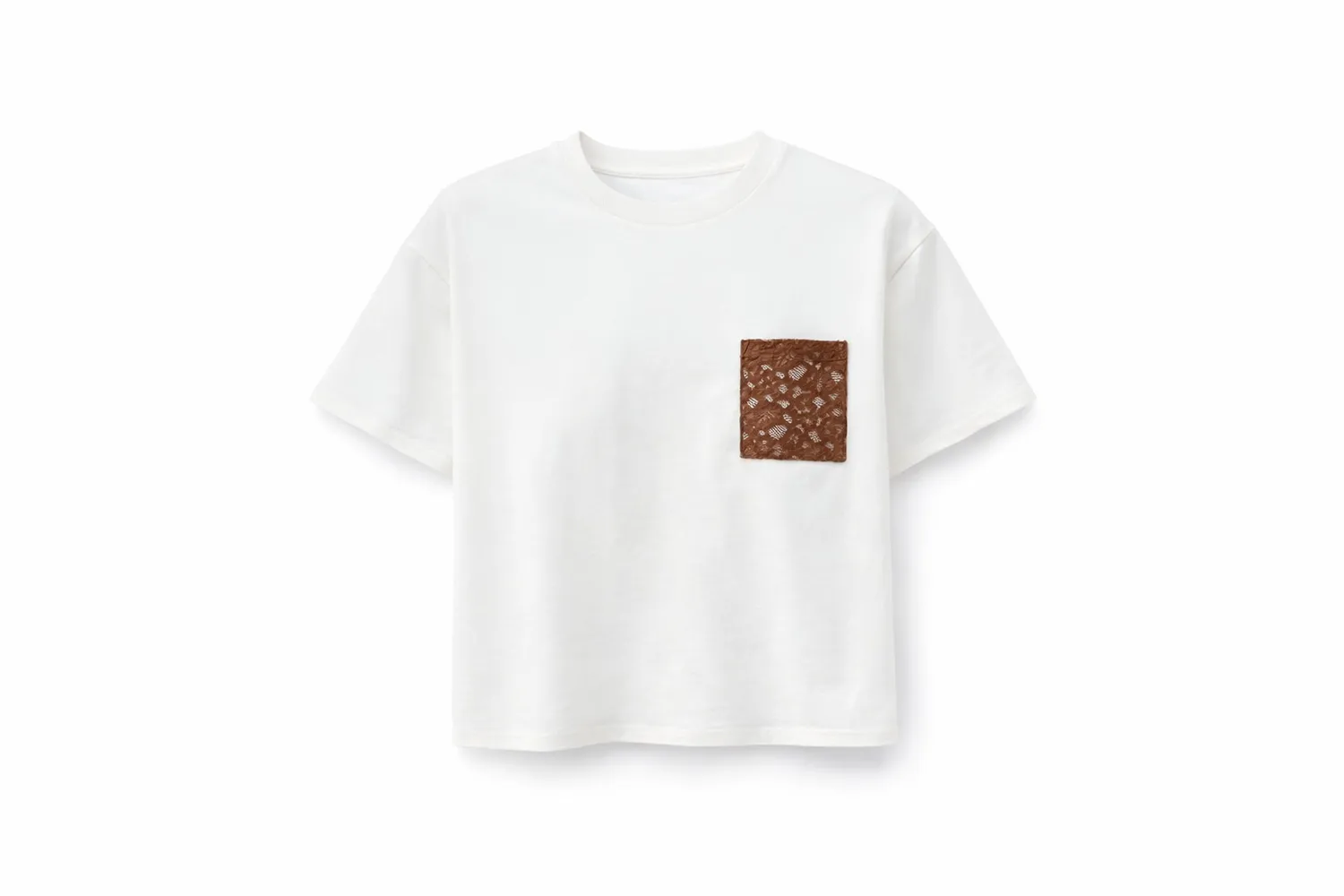 Rossoporpora T-shirt Donna Manica Corta Taschino Macramè
