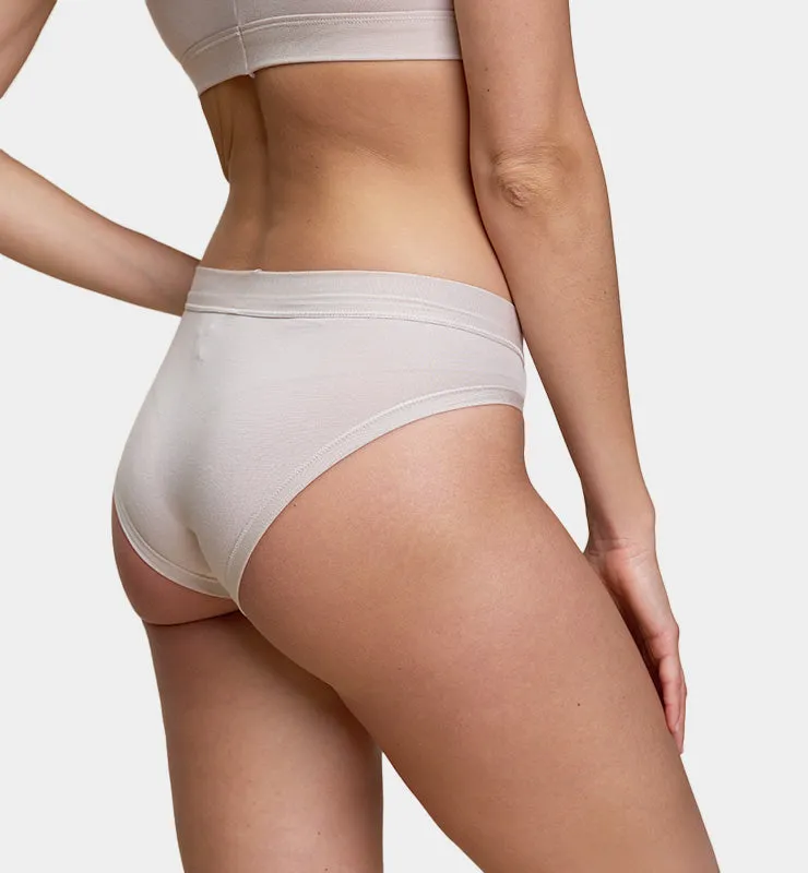 Casagin Slip classico donna Tencel Modal vita media Cipria