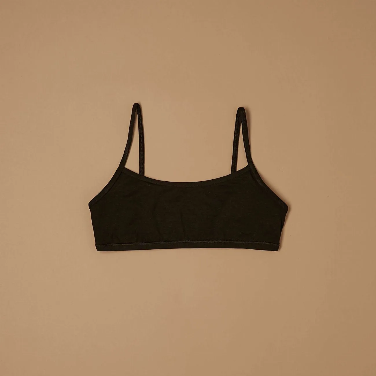 Jadea Basic Jenny bralette cotone modale nero leggero