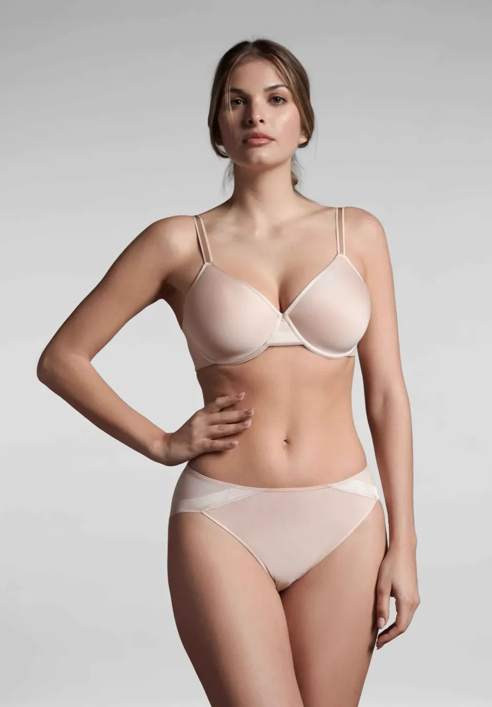 Lepel Belseno Design 473 Slip Cipria senza Cuciture Taglio Vivo