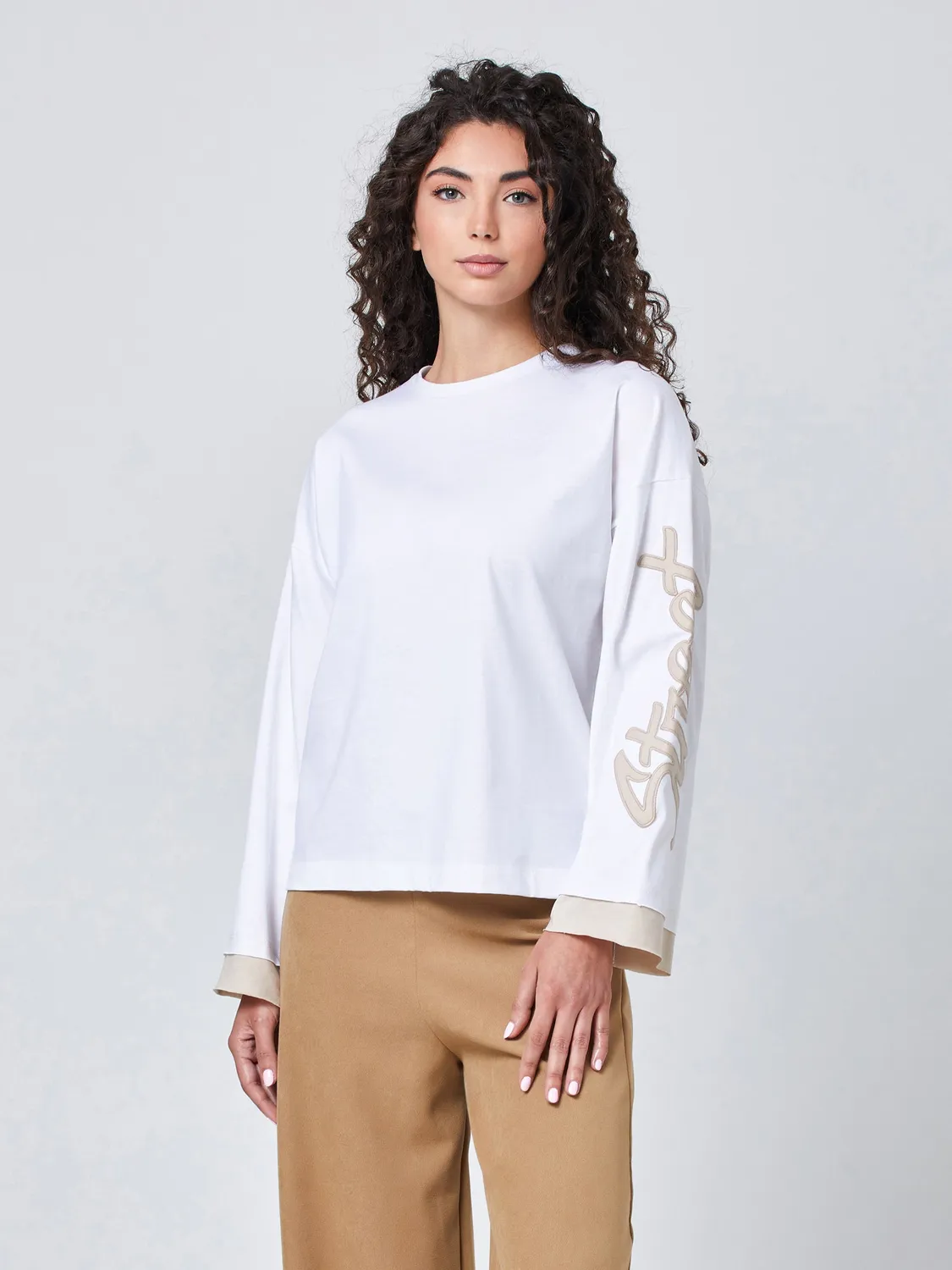 Jadea 4000 maglia manica lunga cotone nera