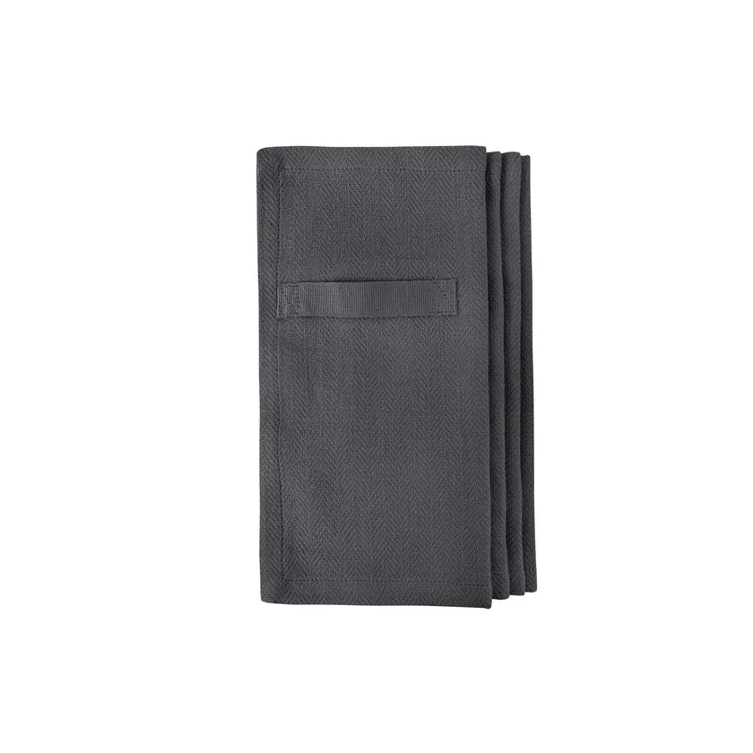 Casagin Tovaglioli Cotone Biologico Bianchi 4 Pezzi