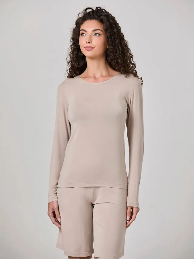 Jadea Relax 3311 maglia manica lunga micromodal fresco