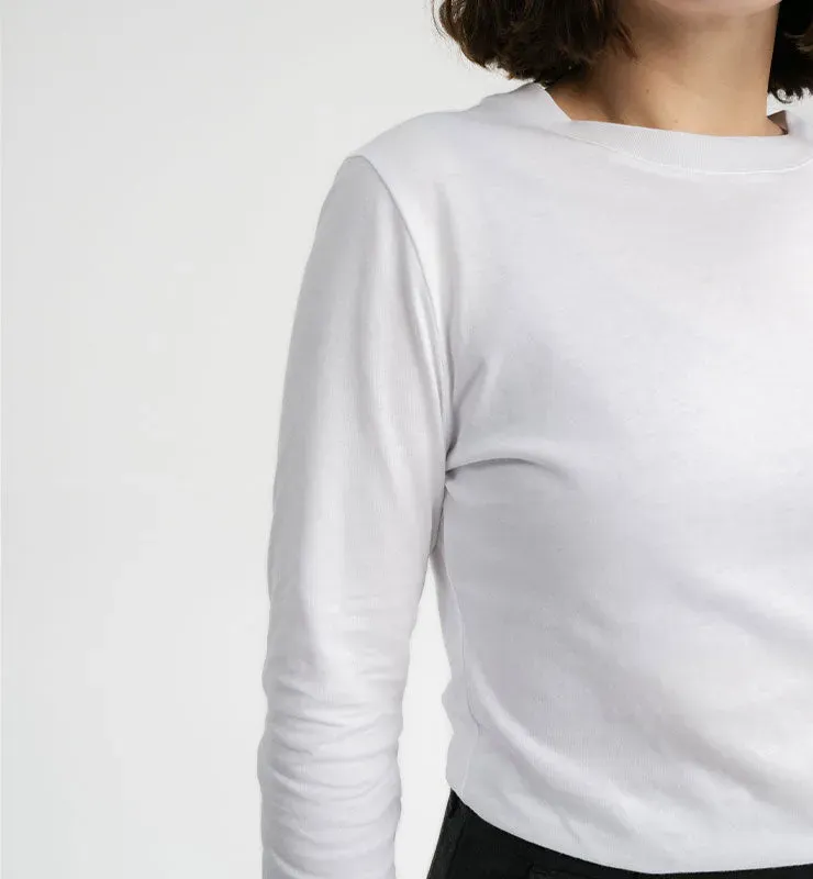 Casagin Maglia Basic Maniche Lunghe Cotone Biologico Nero