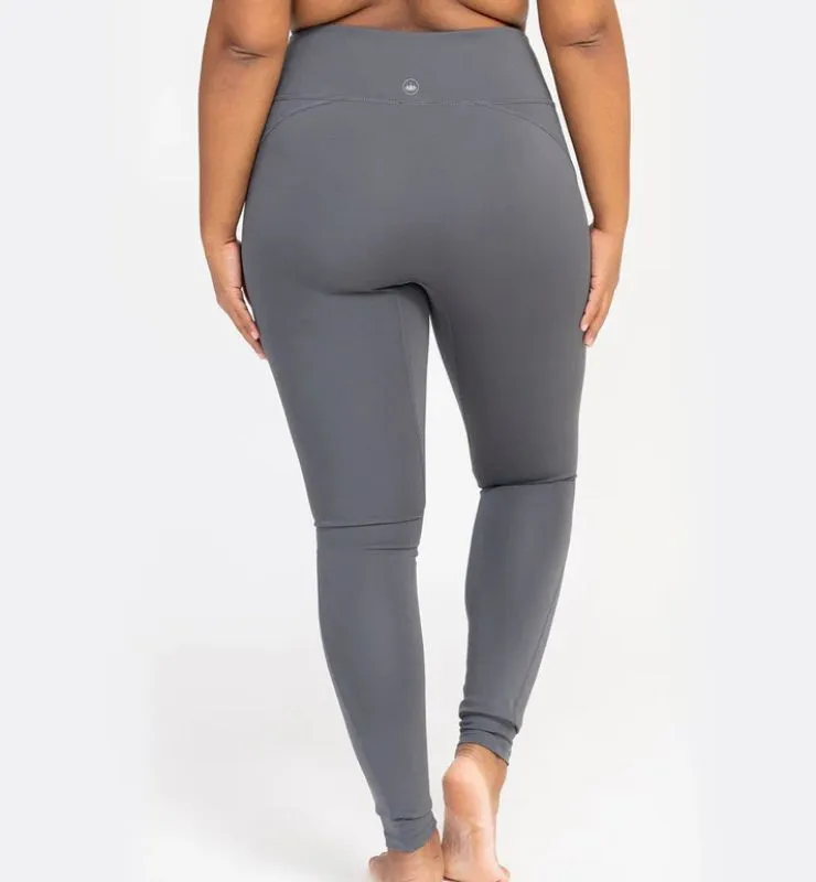 Casagin Leggings Sportivi Vita Alta Riciclati Antracite