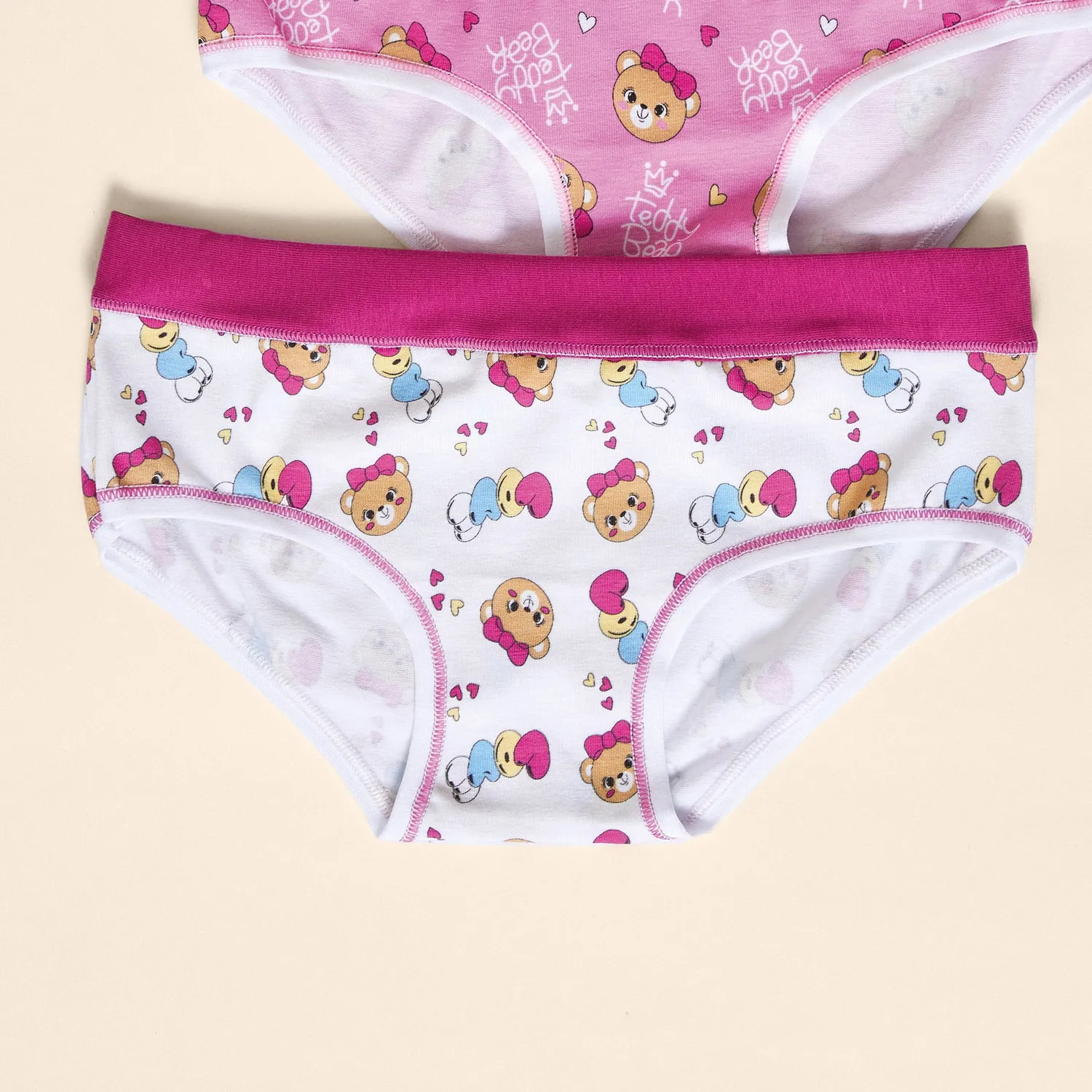 Jadea 844 slip bambina orsetto cotone fucsia