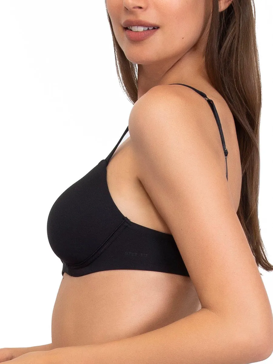 Si'èLei Fantastic 1568NEW reggiseno nero senza ferretto