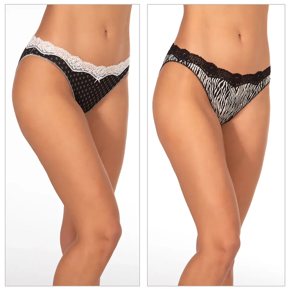 Janira Sauvage Mini Slip Pizzo Floreale