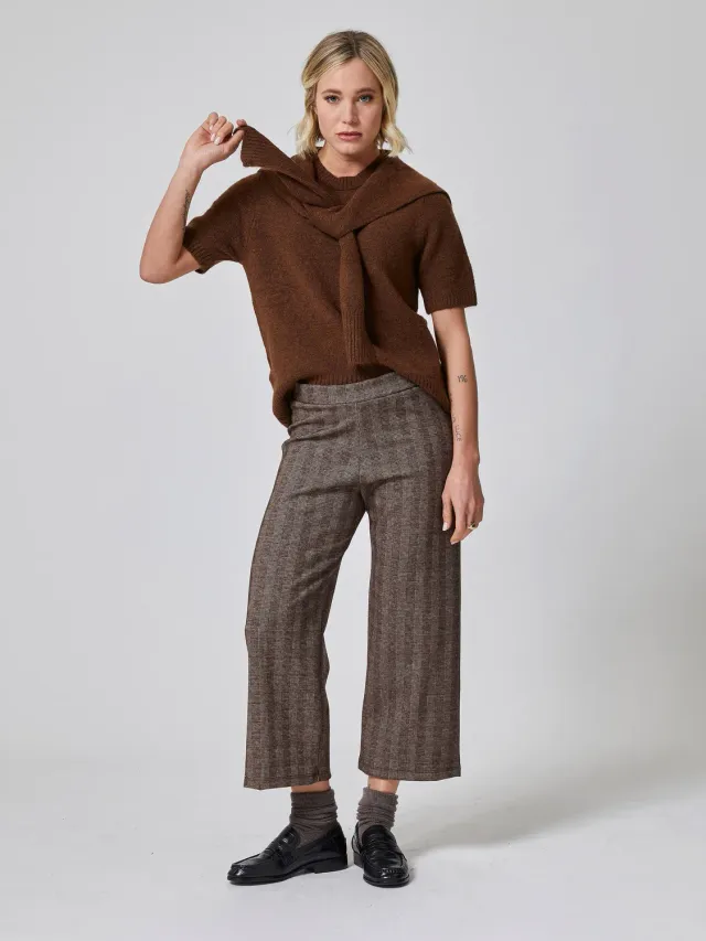 Jadea 4012 pantalone cropped principe di galles