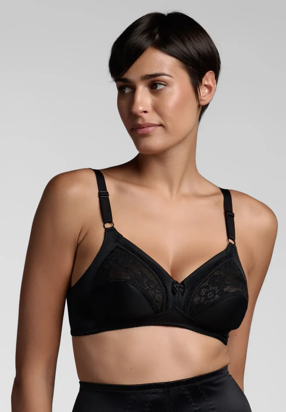 Lepel Delia Classic reggiseno senza ferretto nero comfort