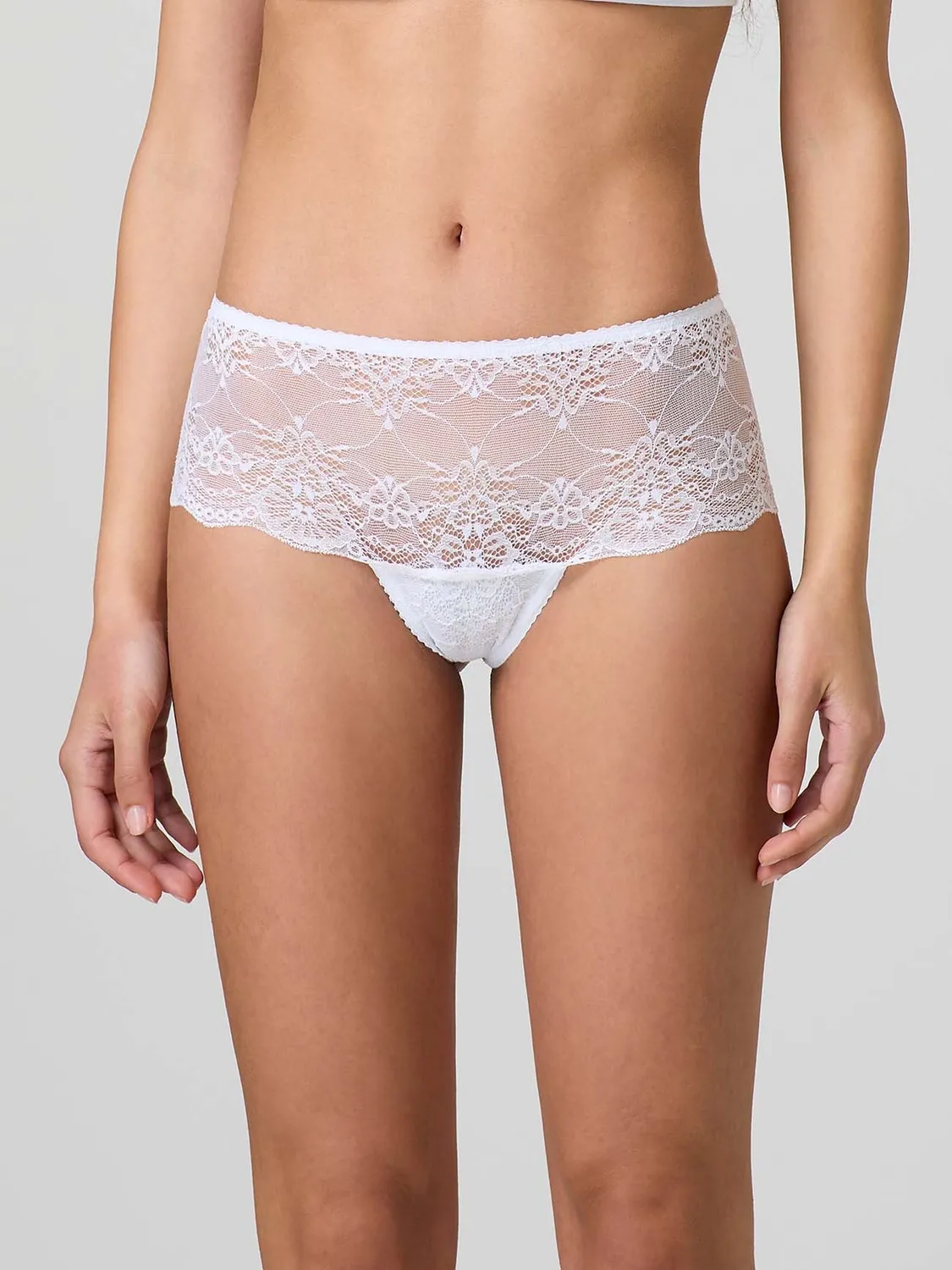 Jadea Basic 1630 Short Slip Pizzo Nero Traspirante