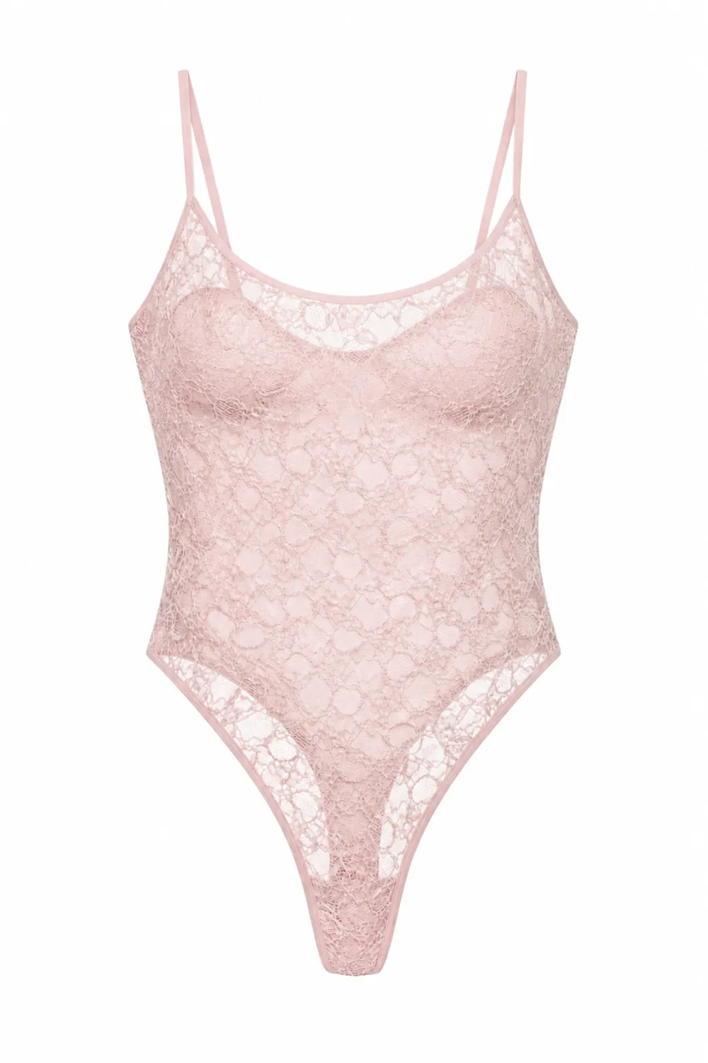 Rossoporpora Body Donna in Pizzo Sgambato Cipria Salvia