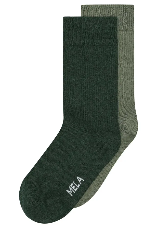 Casagin Basic Calzini Cotone Biologico Fairtrade 2 Paia verde