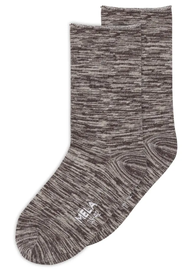 Casagin Bordo Arrotolato calzini 2 paia cotone bio