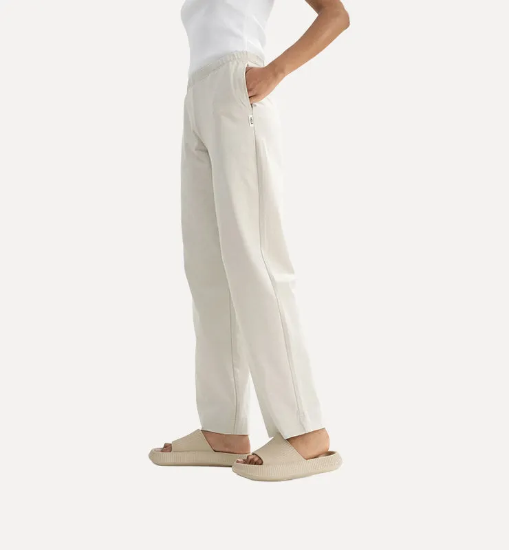 Casagin Pantaloni Lounge Jersey Cotone Biologico sabbia