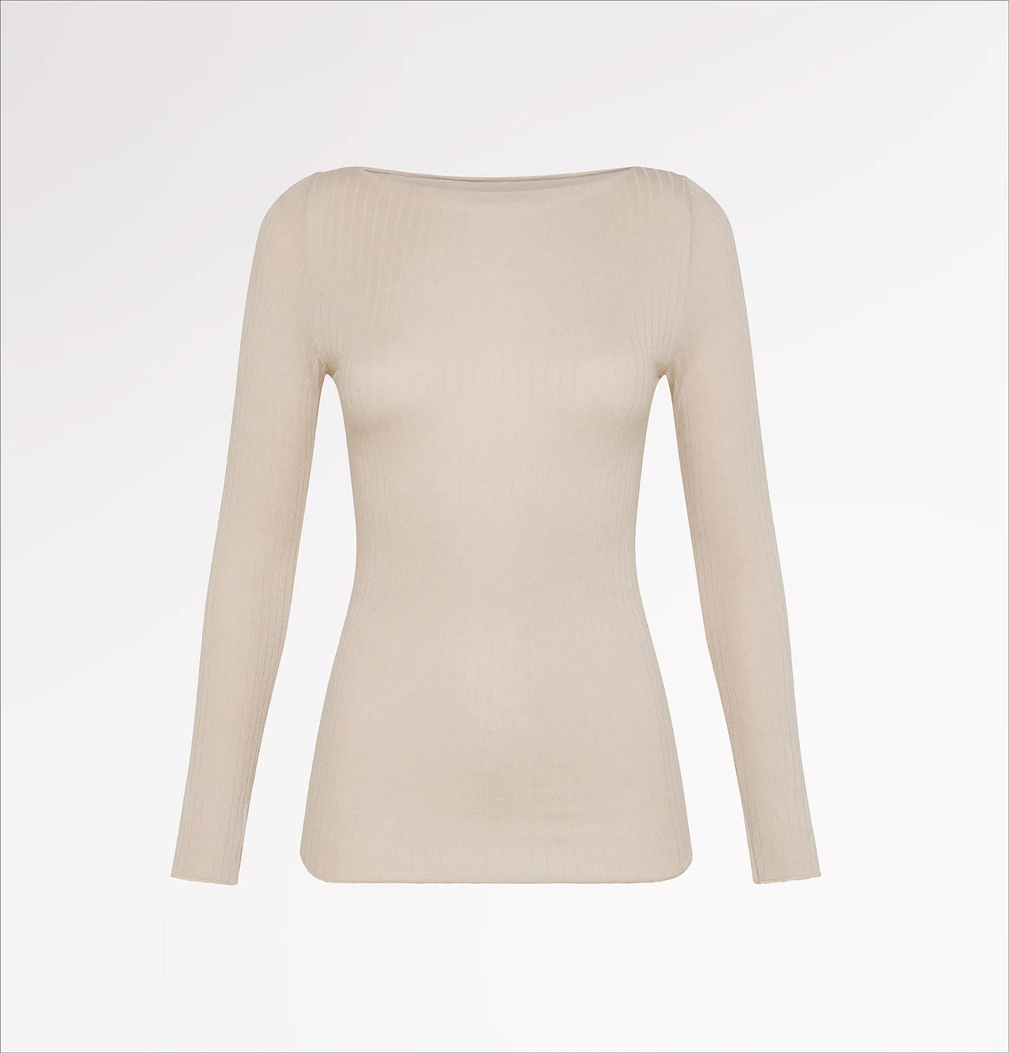 Casagin scollo barchetta maglia donna conchiglia Tencel