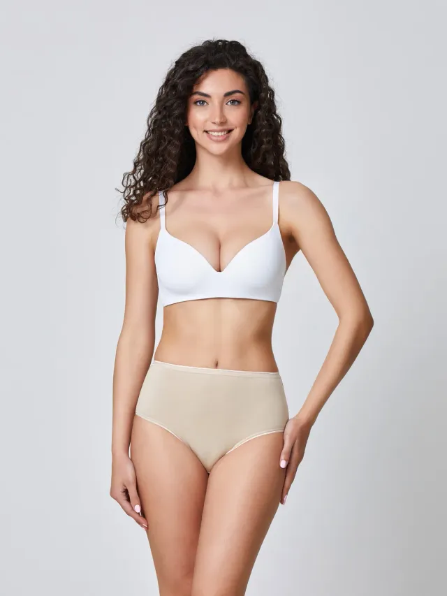 Jadea Basic 03 slip midi cotone elasticizzato