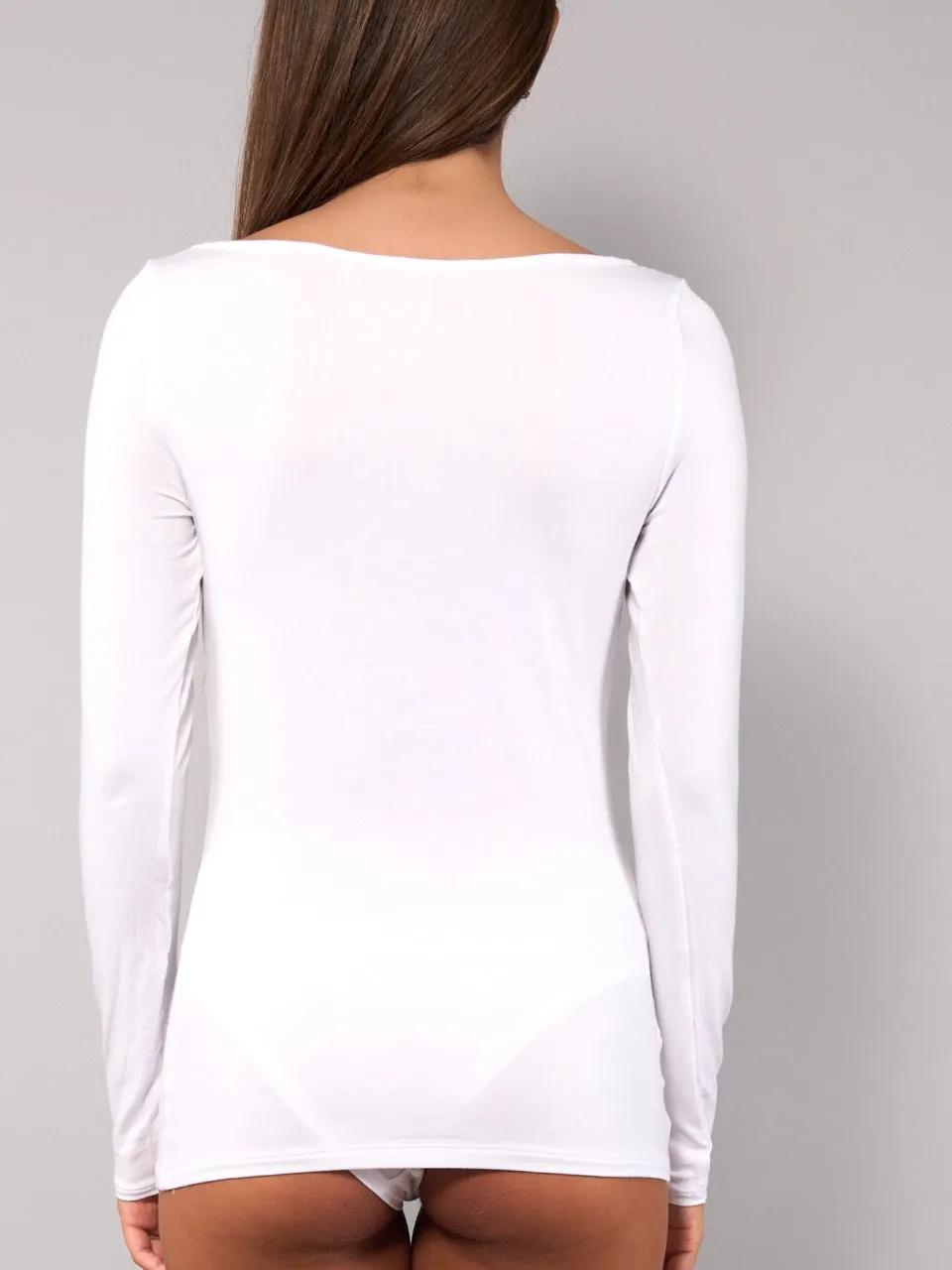 Si'èLei 6014 maglia manica lunga milk modal