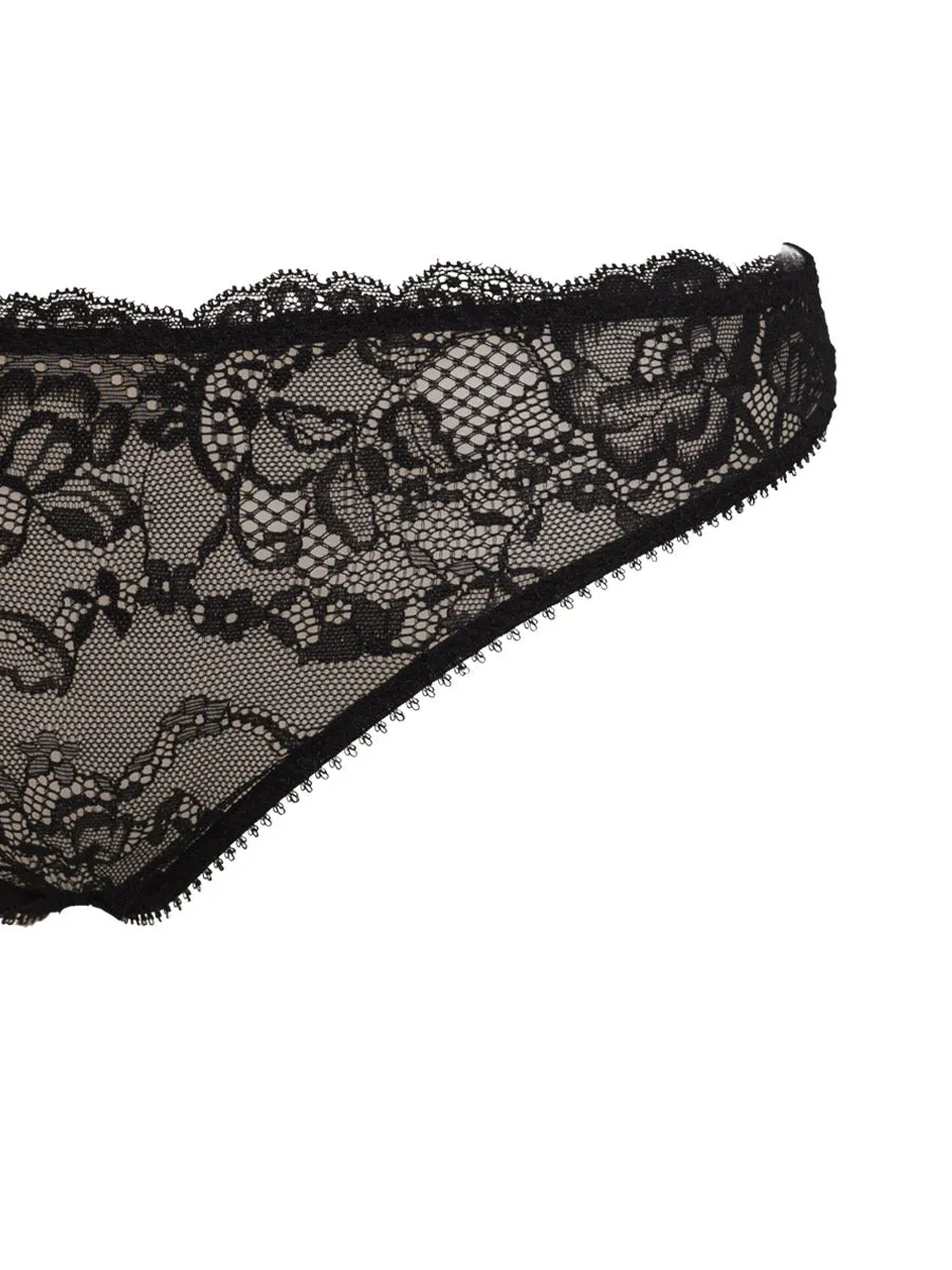 Si'èLei Pure Love 1973 perizoma nero pizzo stretch
