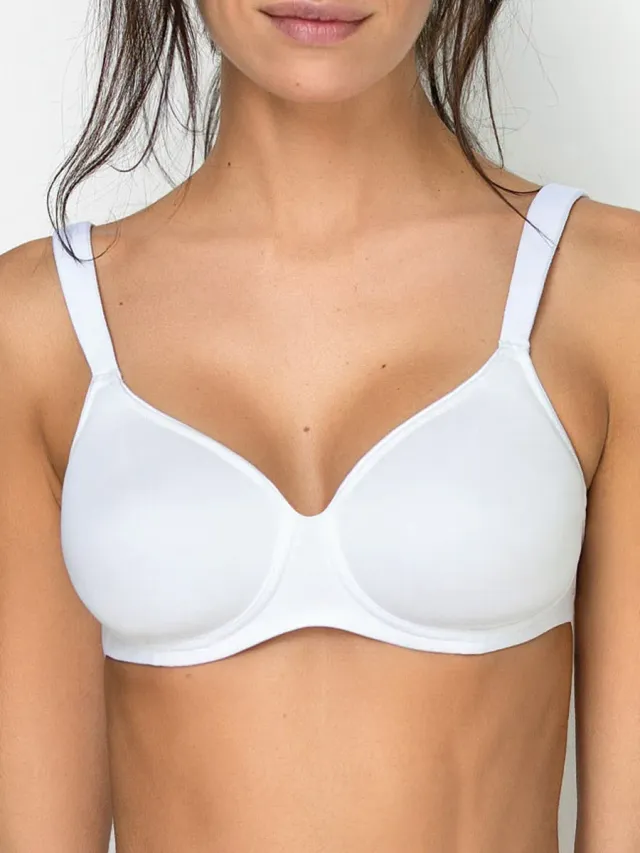 Si'èLei Plus 2552 reggiseno imbottito bianco con ferretto
