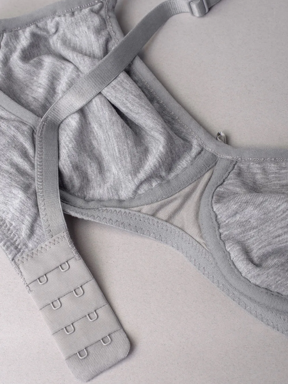 Si'èLei Natural Cotton 1452 reggiseno grigio cotone bio