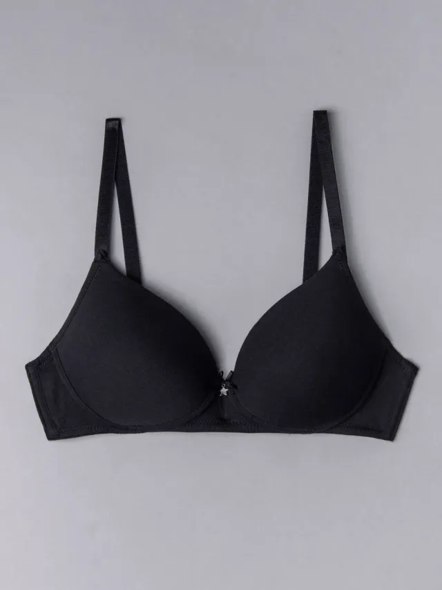 Si'èLei Natural Cotton 1456 reggiseno push-up nero
