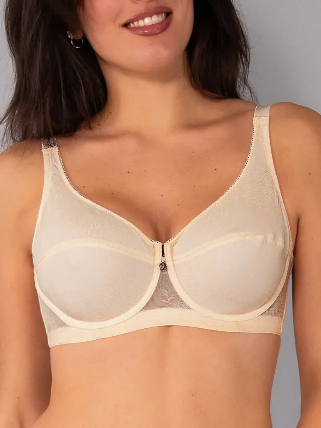 Si'èLei Dream DR12 Reggiseno Francese Cipria con Ferretto