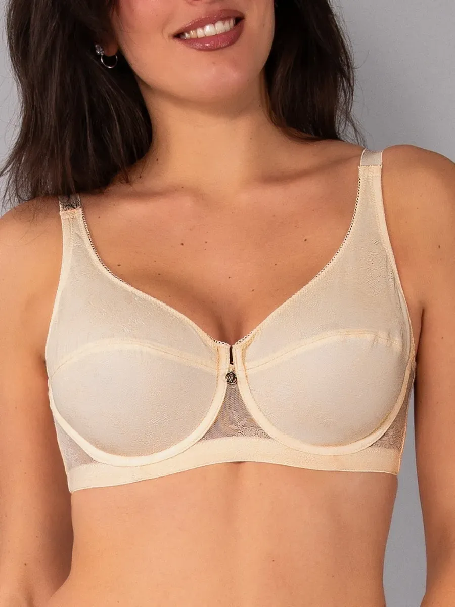 Si'èLei Dream DR12 Reggiseno Francese Cipria con Ferretto