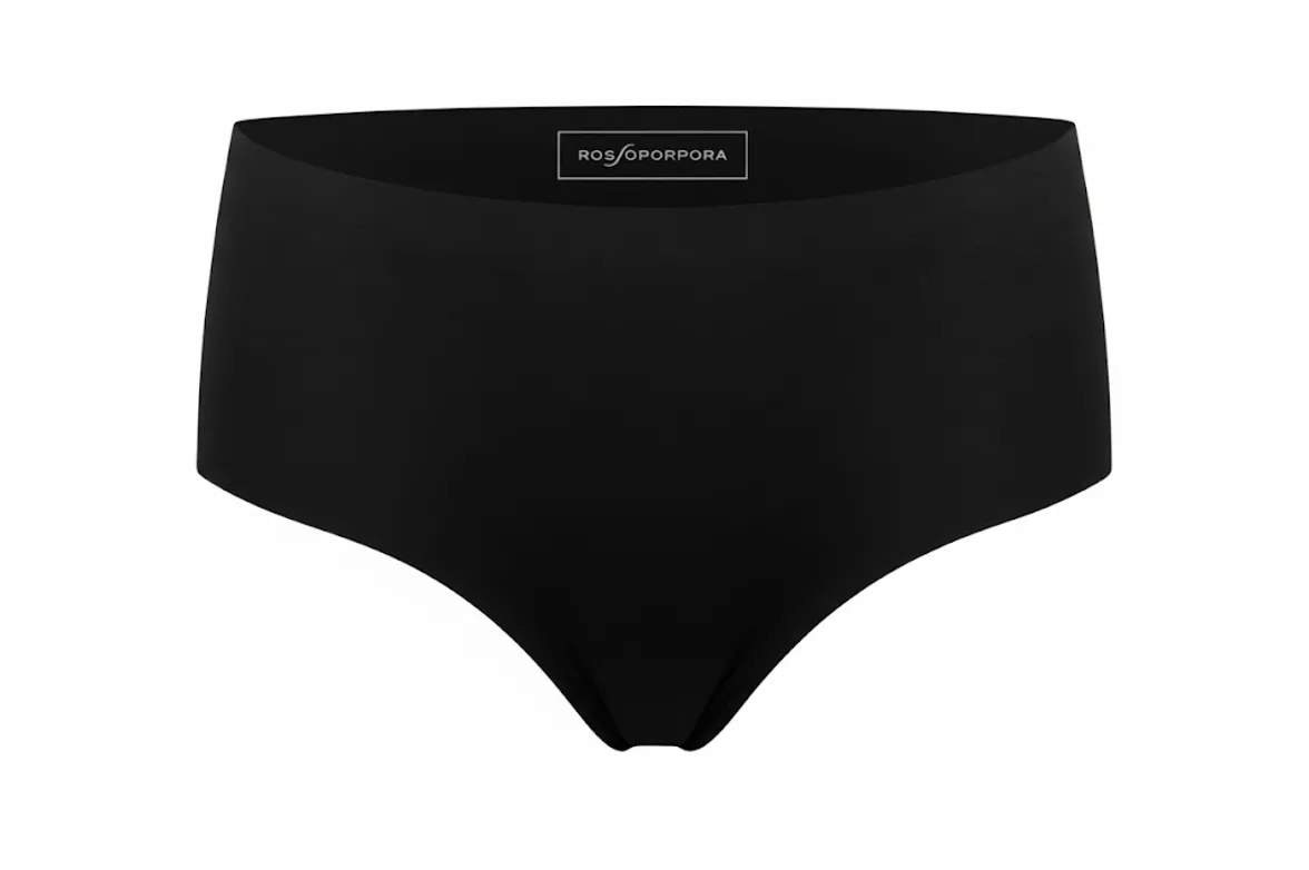 Rossoporpora Culotte Taglio Laser Slip Nero Nude Cotone