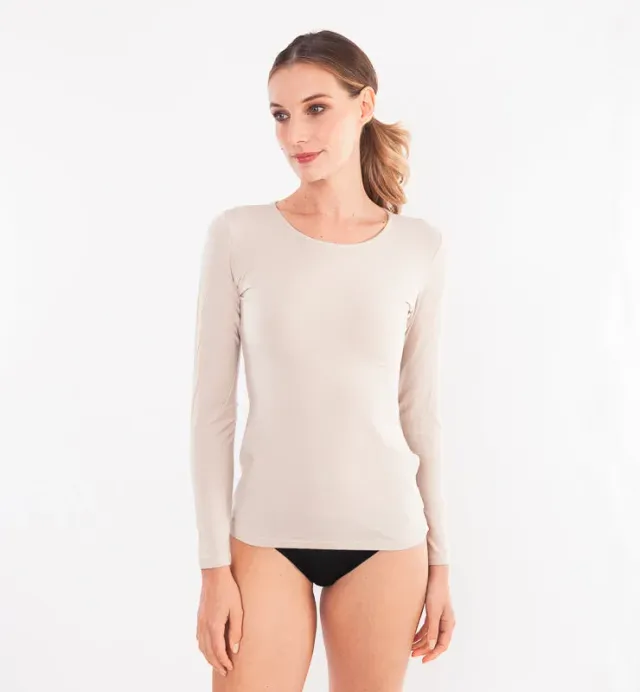 Casagin Essential maglia donna maniche lunghe Tencel