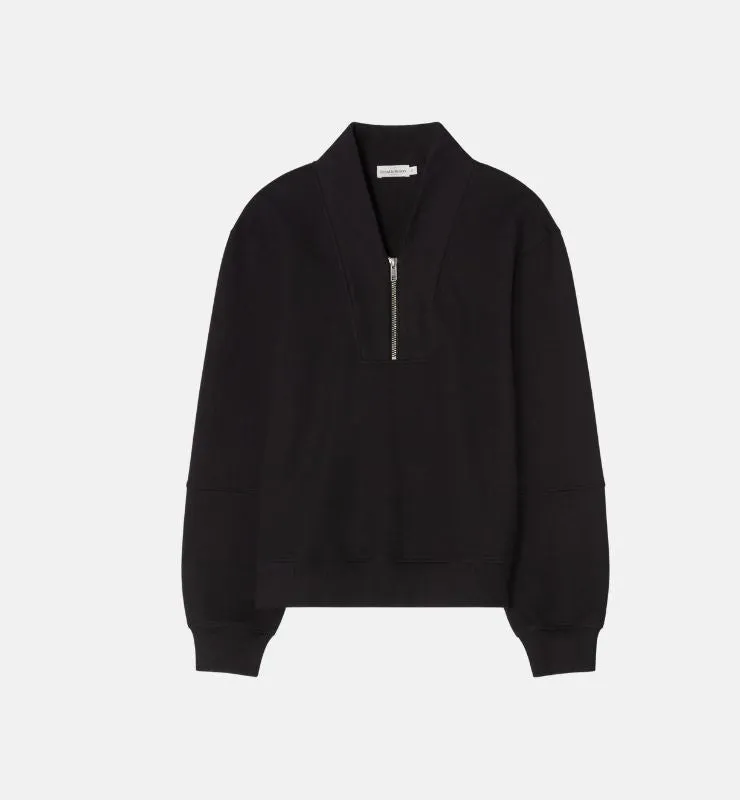 Casagin Felpa Lounge half zip felpa collo alto cotone bio