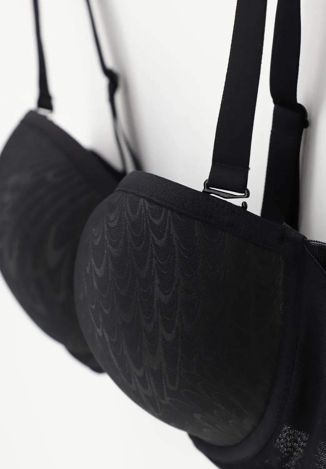 Lepel Moon 805 reggiseno fascia nero imbottito con ferretto