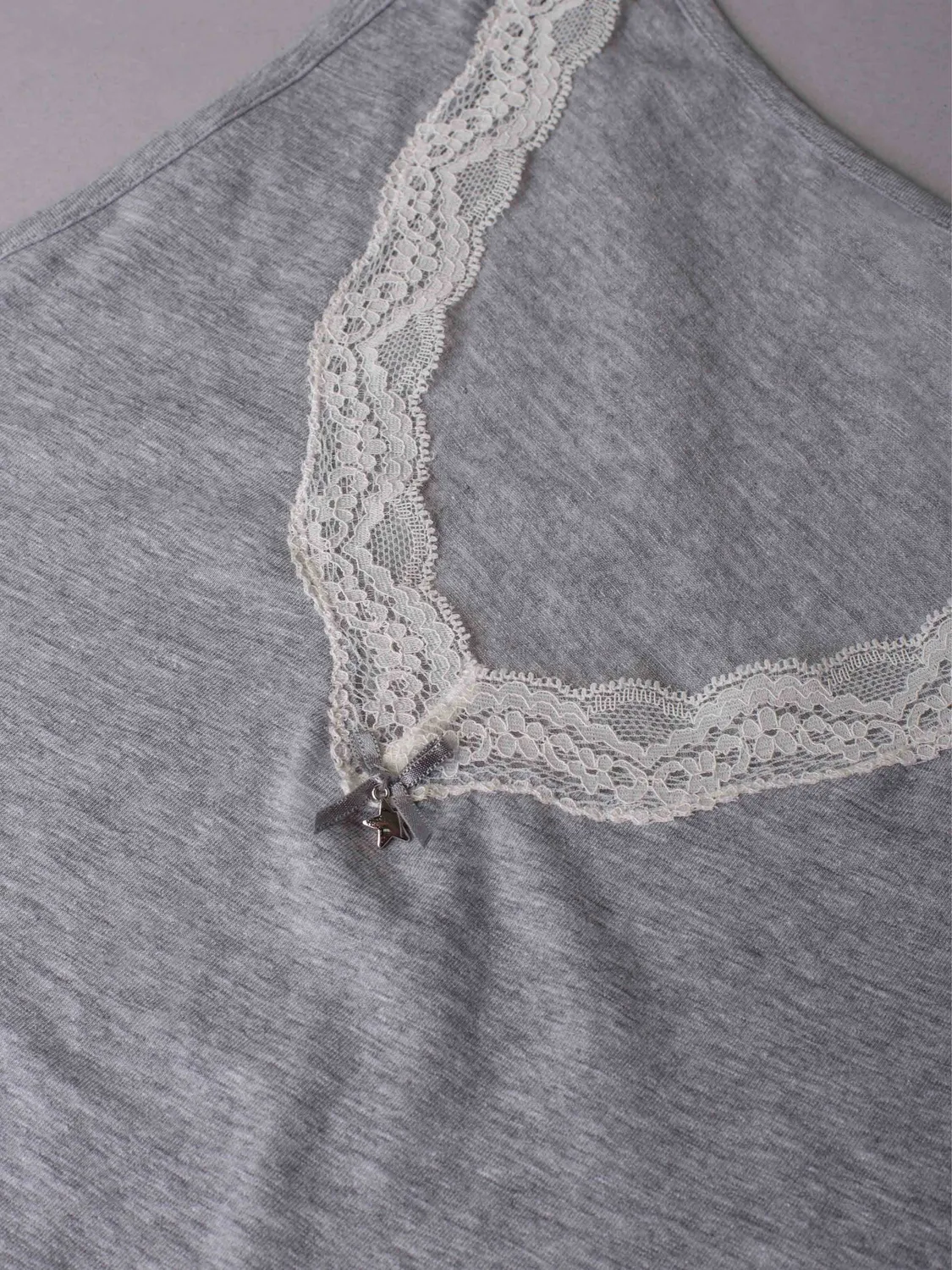 Si'èLei Natural Cotton 1436 Canotta Cotone Grigio Melange