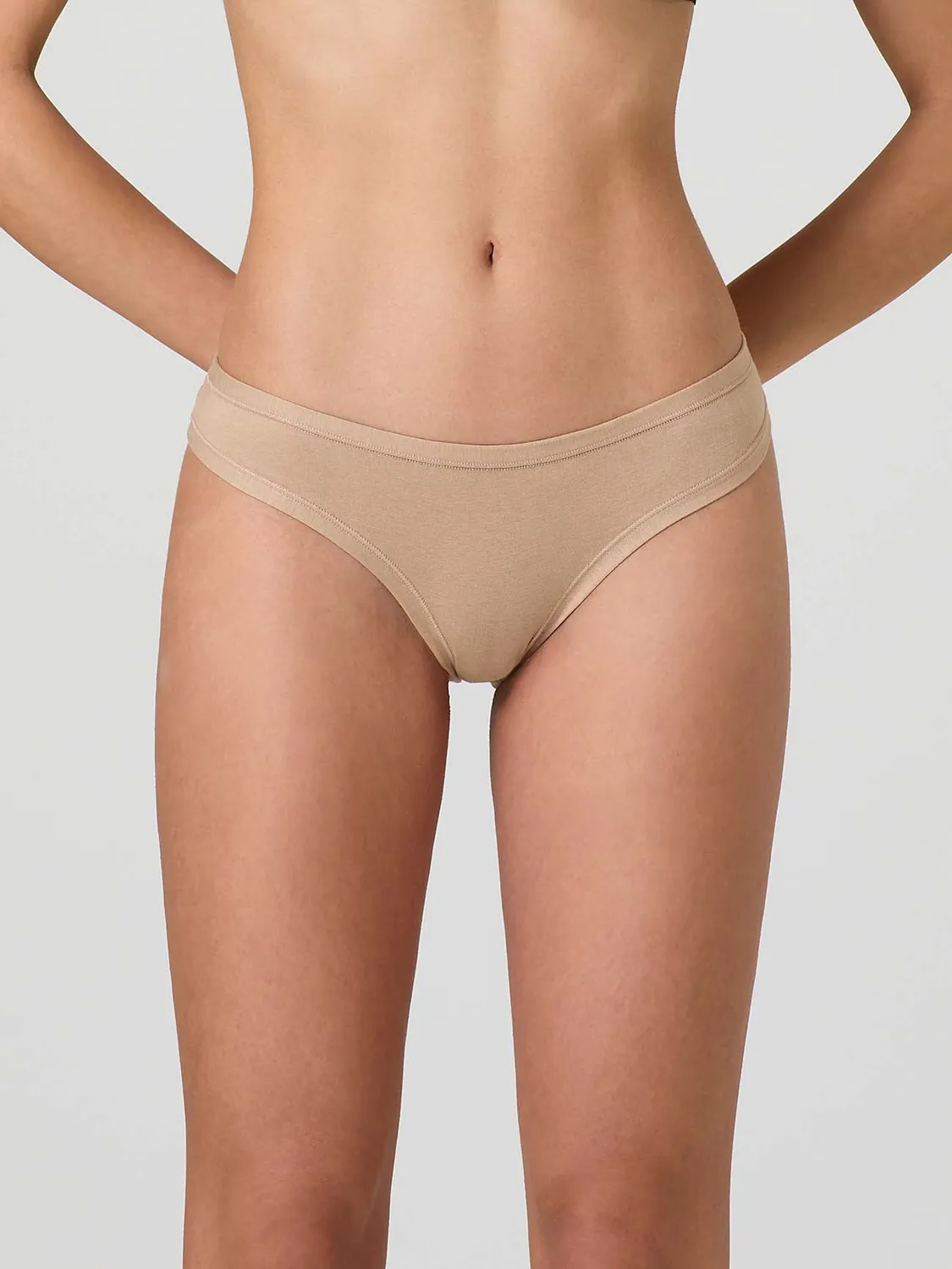 Jadea 785 Slip Vita Bassa Modal Cotone Nero