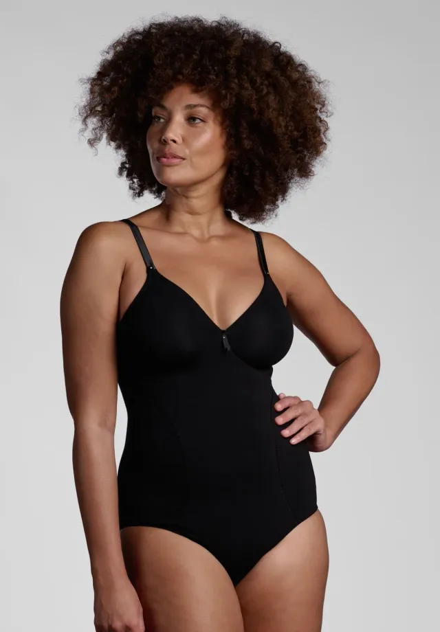 Lepel Belseno Segreto Cotton 354 Body Incrociato Nero Cotone