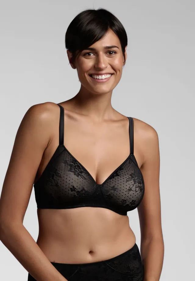 Lepel Belseno Bouquet 380 reggiseno senza ferretto nero spacer
