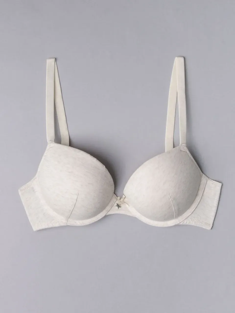 Si'èLei Natural Cotton 1444 reggiseno push-up ecru melange