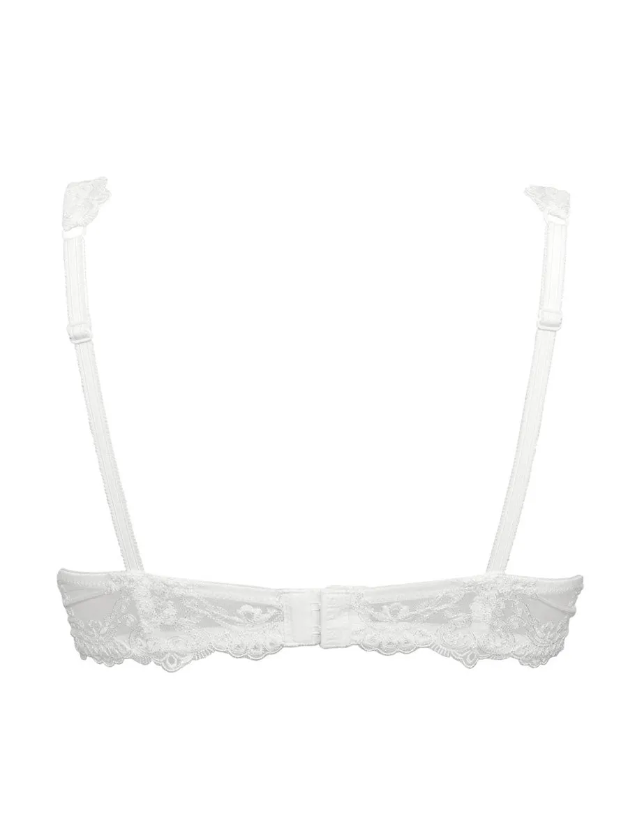 Si'èLei Glam 1958 bralette pizzo bianco latte