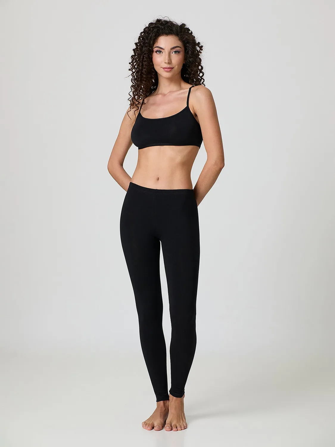 Jadea 4192 leggings cotone elasticizzato lunghi