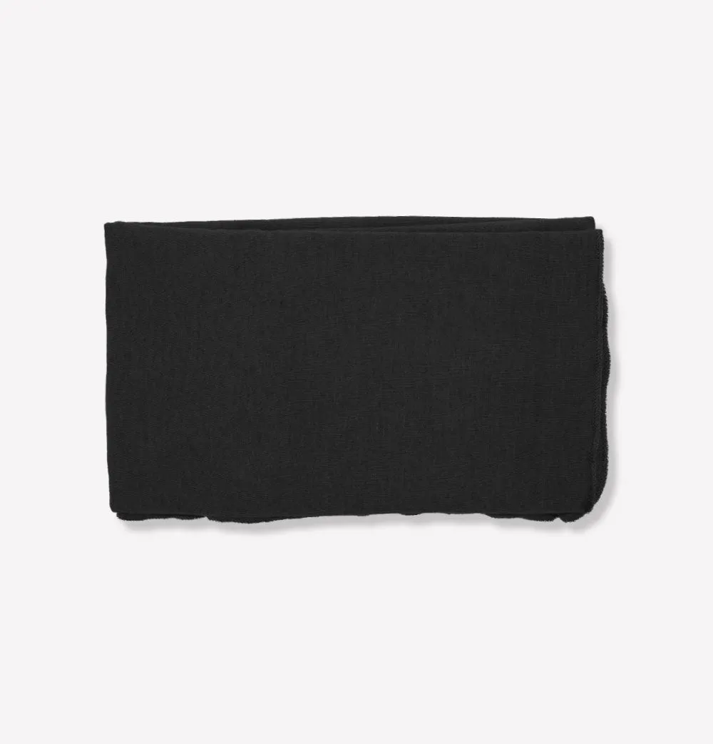 Casagin TENCEL Cashmere sciarpa leggera nera calda