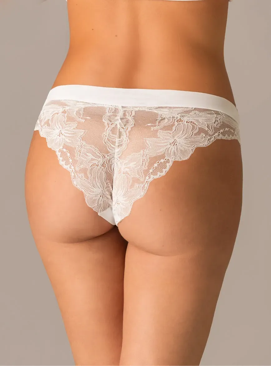 Si'èLei Invisible Cotton 5115 slip bianco laser