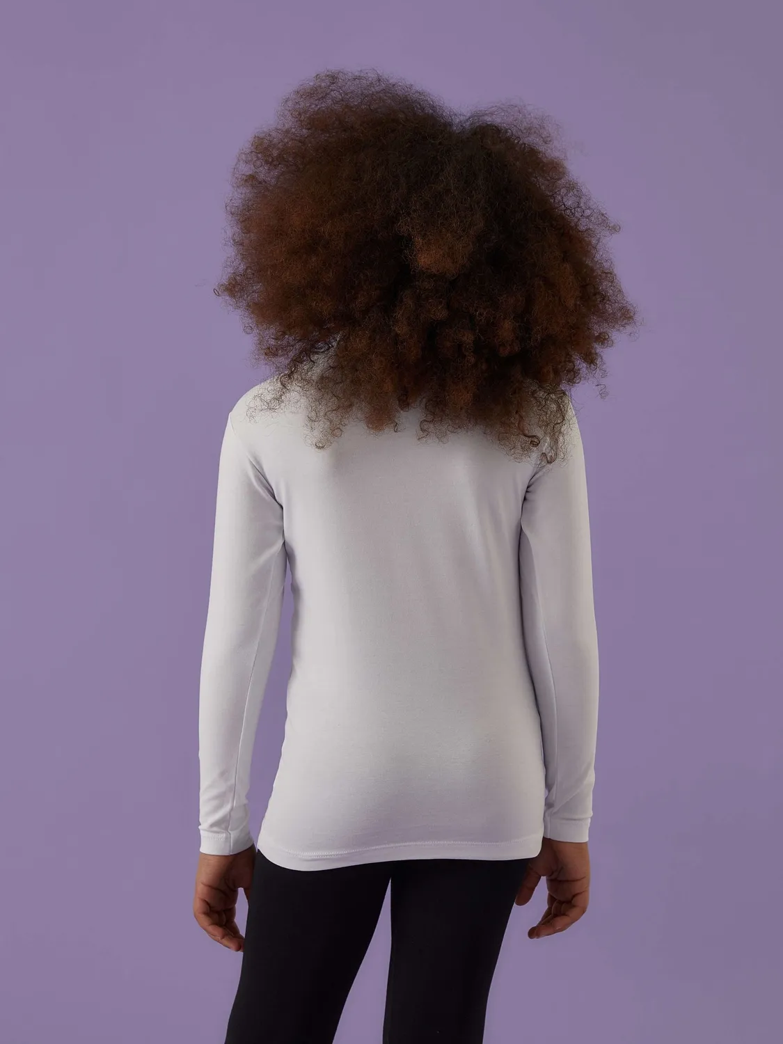 Jadea Basic 262 lupetto bambina cotone nero