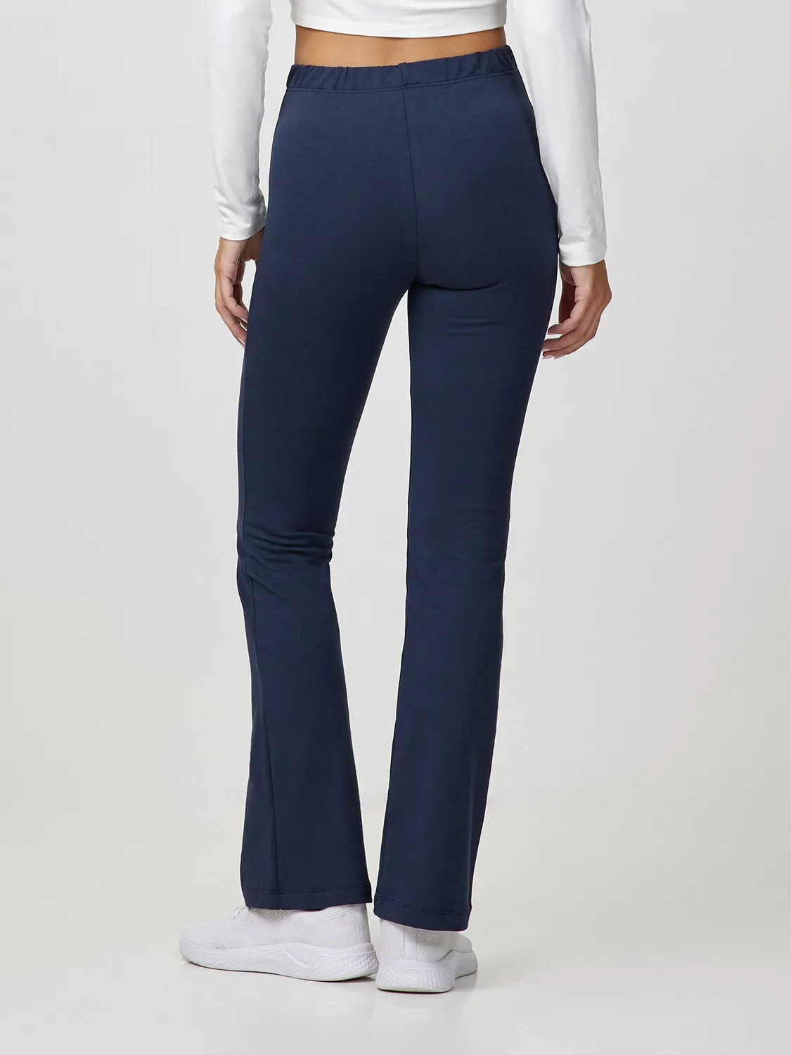 Jadea Basic leggings svasato cotone elasticizzato quotidiano
